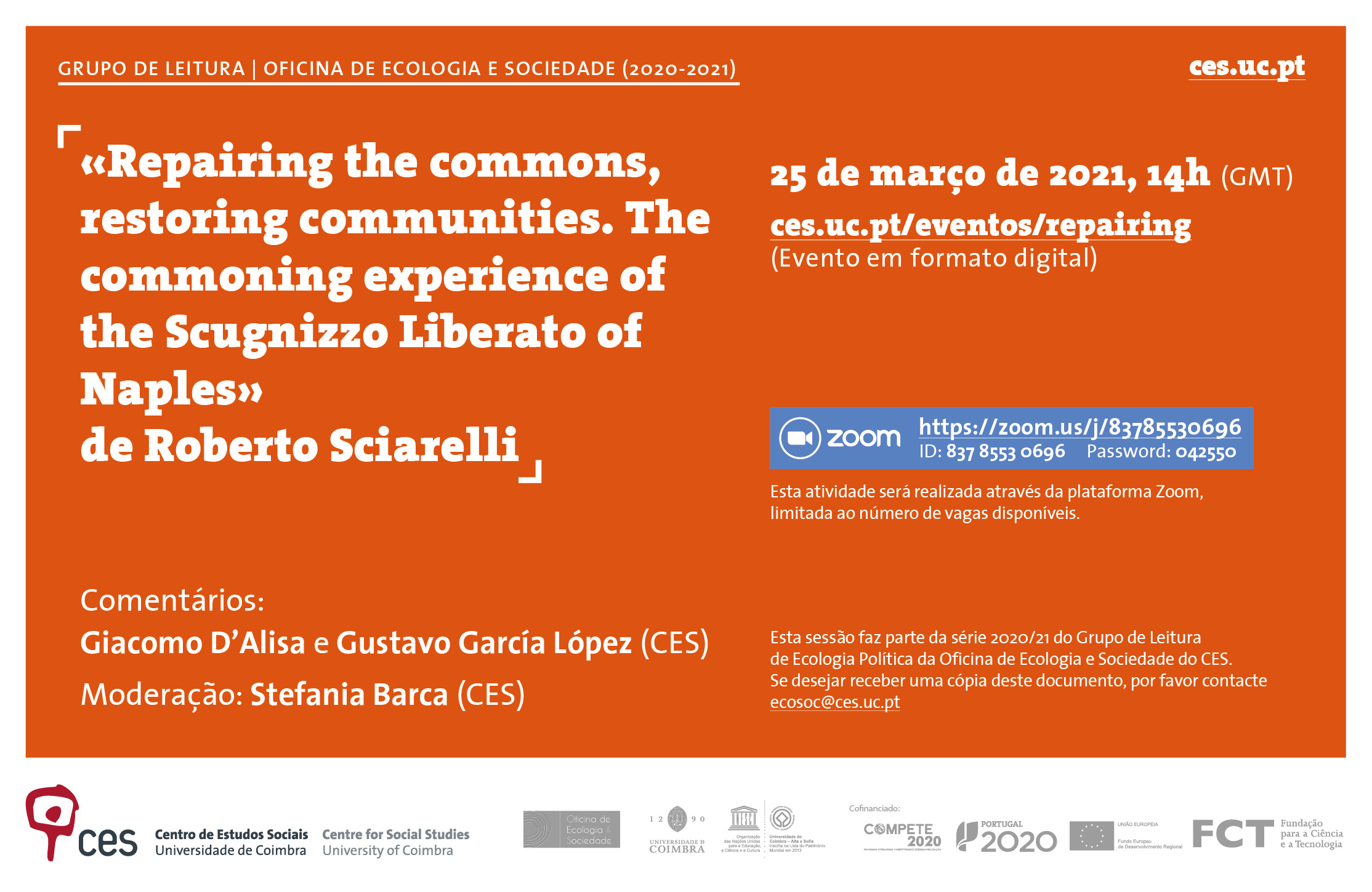 «Repairing the commons, restoring communities. The commoning experience of the <em>Scugnizzo Liberat</em>o of Naples» by Roberto Sciarelli<span id="edit_31777"><script>$(function() { $('#edit_31777').load( "/myces/user/editobj.php?tipo=evento&id=31777" ); });</script></span>