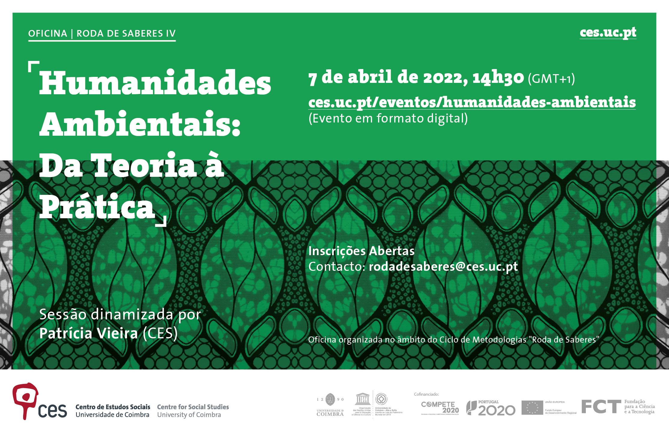 Environmental Humanities: From Theory to Practise <span id="edit_37819"><script>$(function() { $('#edit_37819').load( "/myces/user/editobj.php?tipo=evento&id=37819" ); });</script></span>