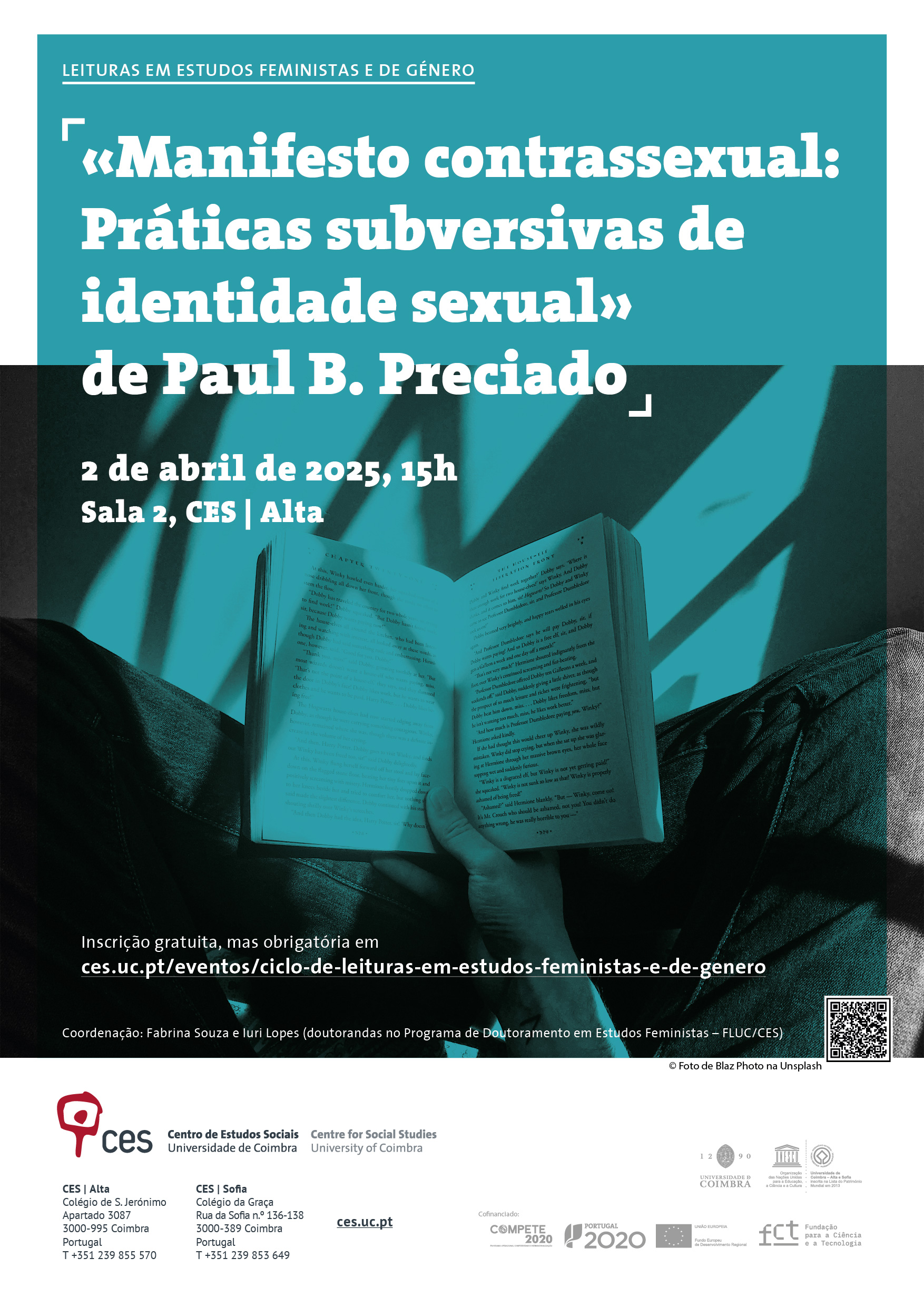 «Manifesto contrassexual: Práticas subversivas de identidade sexual» by Paul B. Preciado<span id="edit_47242"><script>$(function() { $('#edit_47242').load( "/myces/user/editobj.php?tipo=evento&id=47242" ); });</script></span>
