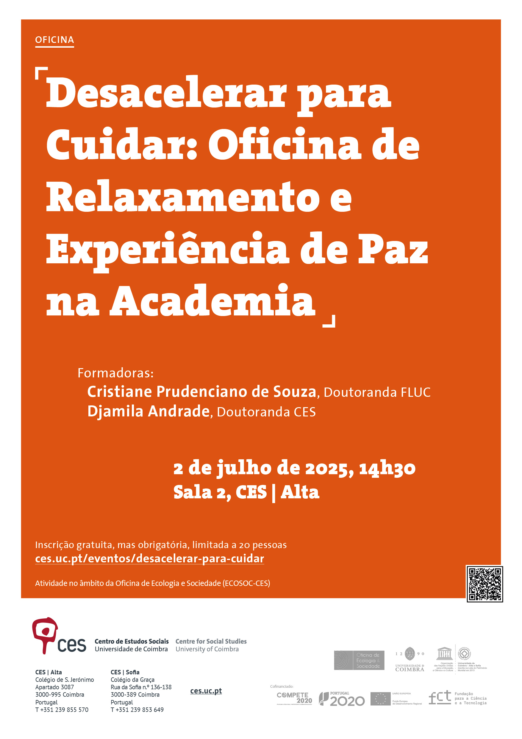 Slowing Down to Care: Relaxation Workshop and an Experience of Peace at the Academy <span id="edit_47959"><script>$(function() { $('#edit_47959').load( "/myces/user/editobj.php?tipo=evento&id=47959" ); });</script></span>